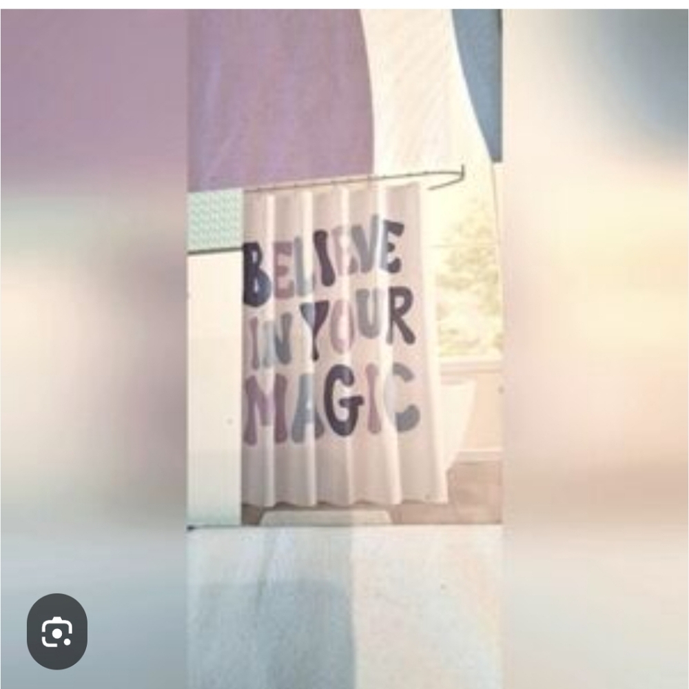 Huntington Home Believe in Your Magic Shower Curtain